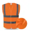 Reflective safety vests, management protective reflective vests, leadership multi-pocket construction site construction yellow vests, traffic safety suits, reflective vests, construction site vests, multi-pocket traffic safety protection, garden and sanitation construction site reflective vests Specification image